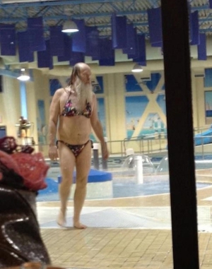 Old Guy In Bikini